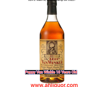 Old Rip Van Winkle 10-Year-Old Handmade Bourbon Whisky